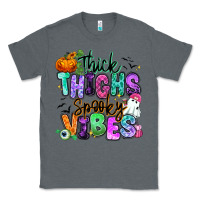 Charcoal Heather Thick thighs spooky vibes Classic Tee - RanaPortraitStore