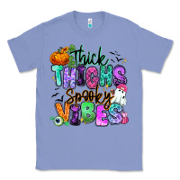 Colony Blue Thick thighs spooky vibes Classic Tee - RanaPortraitStore