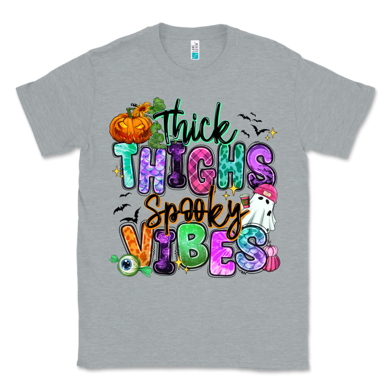 Thick Thighs Spooky Vibes Classic Tee by RanaPortraitStore | Teevron