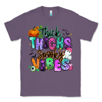 Lavender Thick thighs spooky vibes Classic Tee - RanaPortraitStore
