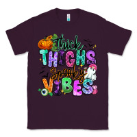 Plum Thick thighs spooky vibes Classic Tee - RanaPortraitStore