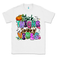 White Thick thighs spooky vibes Classic Tee - RanaPortraitStore