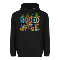 Black rodeo wife Heavyweight Hoodie - Zillion Design Studio