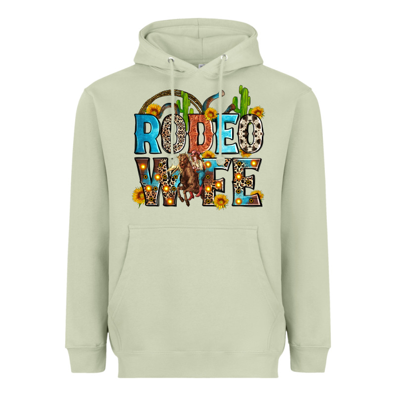 Rodeo Wife Heavyweight Hoodie by Zillion Design Studio | Teevron