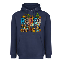 Navy rodeo wife Heavyweight Hoodie - Zillion Design Studio