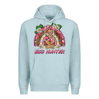 Blue Mist easter pink camouflage egg hunter  bunny rainbow Premium Hoodie - BarkalooDesign