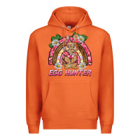 Carrot easter pink camouflage egg hunter  bunny rainbow Premium Hoodie - BarkalooDesign