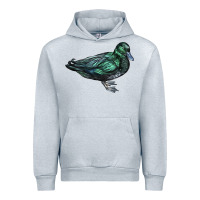 Heather Grey East İndie Duck Urban Hoodie - LillyAllenDesigns