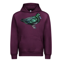 Mauve Wine East İndie Duck Urban Hoodie - LillyAllenDesigns