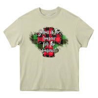 Mossy Jesus is the Reason For The Season Heavy Core Tee - CowhideDigitalArt