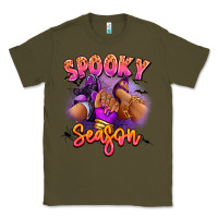 Army Green Spooky season sneaker and heel afro woman Classic Tee - RanaPortraitStore