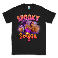 Black Spooky season sneaker and heel afro woman Classic Tee - RanaPortraitStore