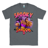 Charcoal Heather Spooky season sneaker and heel afro woman Classic Tee - RanaPortraitStore