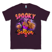Plum Spooky season sneaker and heel afro woman Classic Tee - RanaPortraitStore