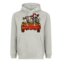 Moon Dust merry christmas truck animals Heavyweight Hoodie - RanaPortraitStore