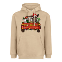 Mushroom merry christmas truck animals Heavyweight Hoodie - RanaPortraitStore