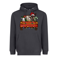Smoke merry christmas truck animals Heavyweight Hoodie - RanaPortraitStore