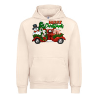 Sandshell merry christmas snowman and farm animals truck Urban Hoodie - Jasminsmagicworld