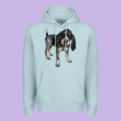 Bluetick Coonhound Premium Hoodie Designed By Lillyallendesigns