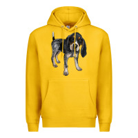 Lemon bluetick coonhound Premium Hoodie - LillyAllenDesigns