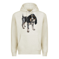 Oatmeal Heather bluetick coonhound Premium Hoodie - LillyAllenDesigns