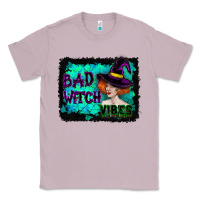 Lilac Halloween Bad Witch Vibes Watercolor Classic Tee - RanaPortraitStore