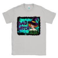 Moon Dust Halloween Bad Witch Vibes Watercolor Classic Tee - RanaPortraitStore
