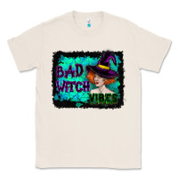 Natural Halloween Bad Witch Vibes Watercolor Classic Tee - RanaPortraitStore