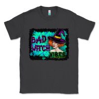 Smoke Halloween Bad Witch Vibes Watercolor Classic Tee - RanaPortraitStore