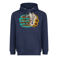 Navy just a girl who loves goats Heavyweight Hoodie - RanaPortraitStore