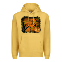 Antique Gold halloween backround Premium Hoodie - RanaPortraitStore
