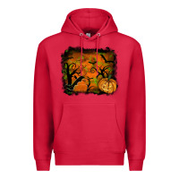 Cardinal halloween backround Premium Hoodie - RanaPortraitStore