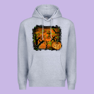 Halloween Backround Premium Hoodie Designed By Ranaportraitstore