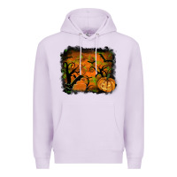 Lilac halloween backround Premium Hoodie - RanaPortraitStore