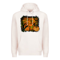 Pale Pink halloween backround Premium Hoodie - RanaPortraitStore