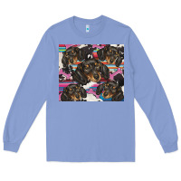 Colony Blue dachshund Long Sleeve Tee - BarkalooDesign