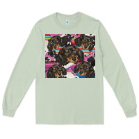 Matcha dachshund Long Sleeve Tee - BarkalooDesign
