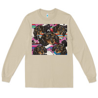 Mushroom dachshund Long Sleeve Tee - BarkalooDesign