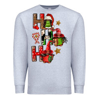 Heather Grey ho ho ho afro gnomes Premium Sweatshirt - FaDigitalArtStudio