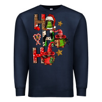 Navy ho ho ho afro gnomes Premium Sweatshirt - FaDigitalArtStudio