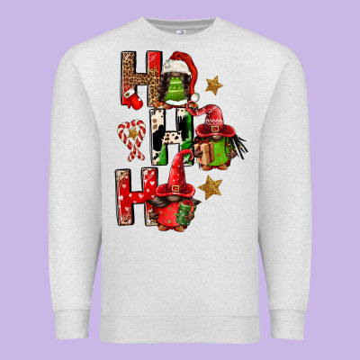 Ho Ho Ho Afro Gnomes Premium Sweatshirt Designed By Fadigitalartstudio