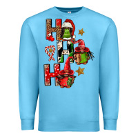Ocean Blue ho ho ho afro gnomes Premium Sweatshirt - FaDigitalArtStudio