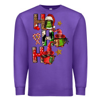 Purple ho ho ho afro gnomes Premium Sweatshirt - FaDigitalArtStudio