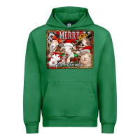 Emerald merry christmas goats Urban Hoodie - Jasminsmagicworld
