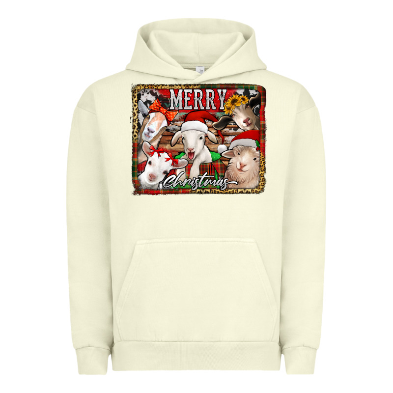 Merry Christmas Goats Urban Hoodie by Jasminsmagicworld | Teevron