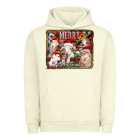 Pigment Pistachio merry christmas goats Urban Hoodie - Jasminsmagicworld
