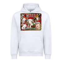 White merry christmas goats Urban Hoodie - Jasminsmagicworld