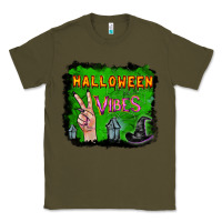Army Green Watercolor Halloween Vibes Classic Tee - RanaPortraitStore