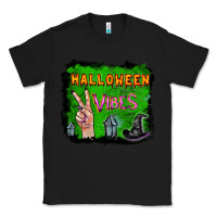 Black Watercolor Halloween Vibes Classic Tee - RanaPortraitStore
