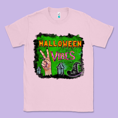 Watercolor Halloween Vibes Classic Tee Designed By Ranaportraitstore